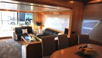 Yacht LOLEA -  Salon and Dining
